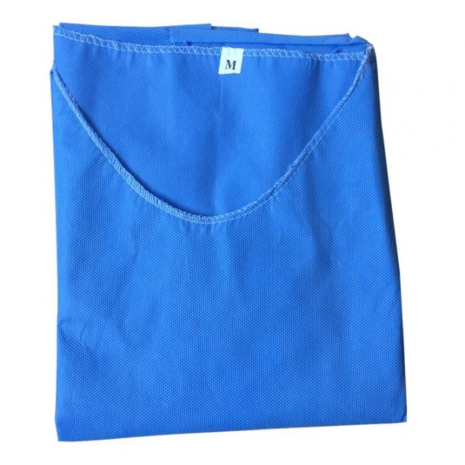 হাসপাতালের শর্ট স্লিভ সার্জিক্যাল গাউন SMS Smms 3xl 4xl 5xl ডিসপোজেবল প্রতিরক্ষামূলক মেডিকেল গাউন 3